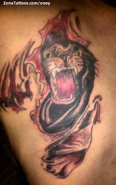 Tattoo photo Panthers, Animals