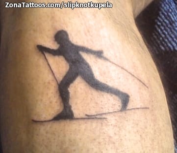 Foto de tatuaje Siluetas, Deportes, Personas