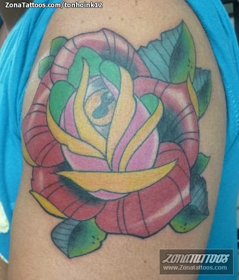 Foto de tatuaje Flores, Rosas