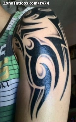 Tattoo photo Tribal, Shoulder