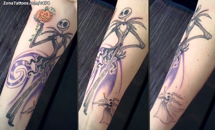 Foto de tatuaje Tim Burton, Jack Skellington