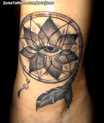 Tattoo photo Dreamcatcher, Eyes