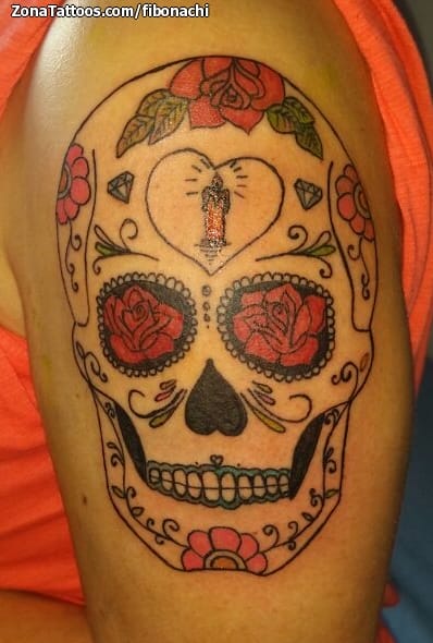 Foto de tatuaje Sugar Skull