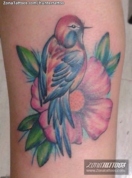 Tattoo photo Birds, Animals, Flowers