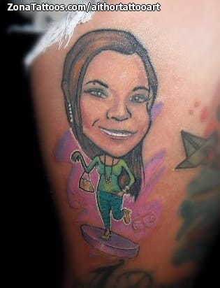 Foto de tatuaje Caricaturas, Personas