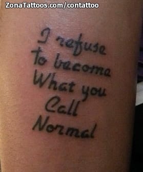 Tattoo photo Messages, Letters