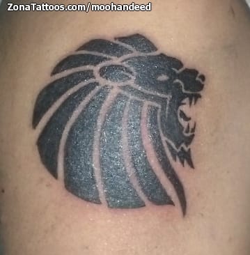 Tattoo photo Lions, Tribal, Animals