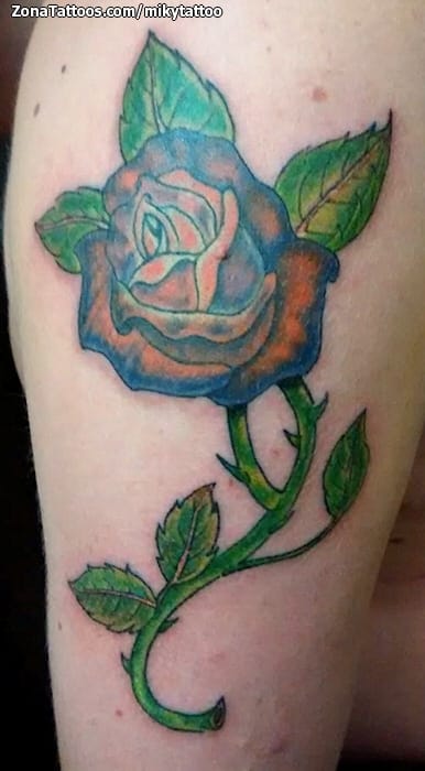 Foto de tatuaje Flores, Rosas