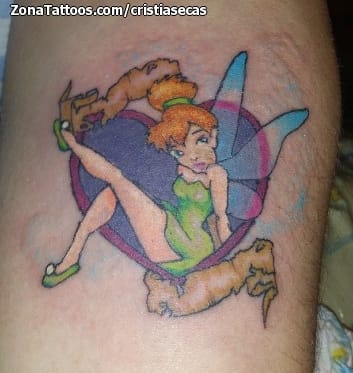 Tattoo photo Tinkerbell, Disney, Fantasy