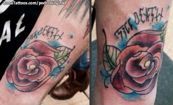 Tattoo photo Roses, Flowers