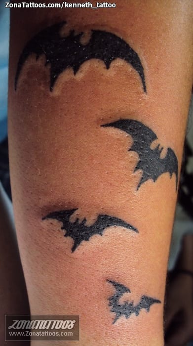 Foto de tatuaje Murciélagos, Animales