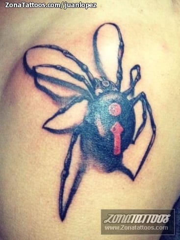 Foto de tatuaje Arañas, Insectos, Animales