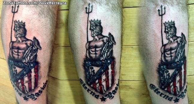 Foto de tatuaje Escudos, Deportes, Mitología