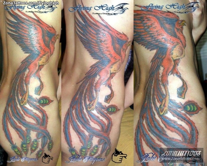 Tattoo photo Phoenix, Fantasy