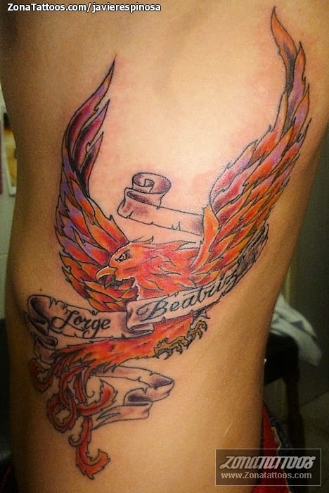 Tattoo photo Phoenix, Fantasy