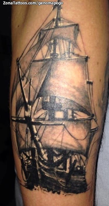 Foto de tatuaje Barcos