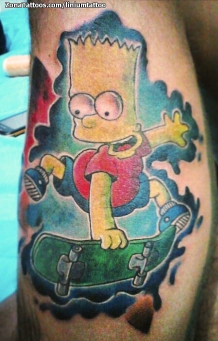 Foto de tatuaje Los Simpson, Series de TV