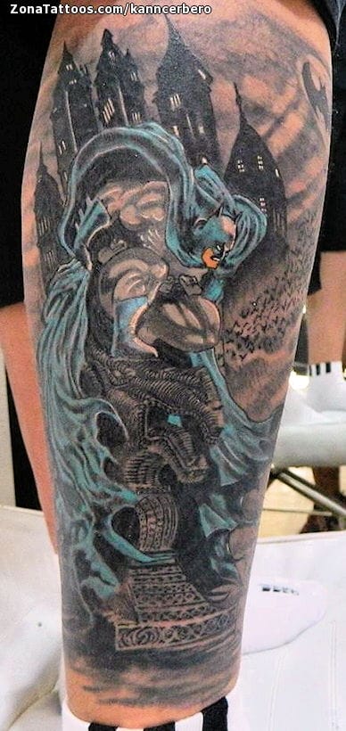 Foto de tatuaje Cómics, Batman, Ciudades