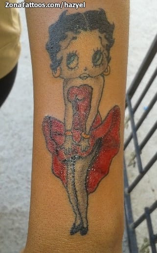 Tattoo of Betty Boop