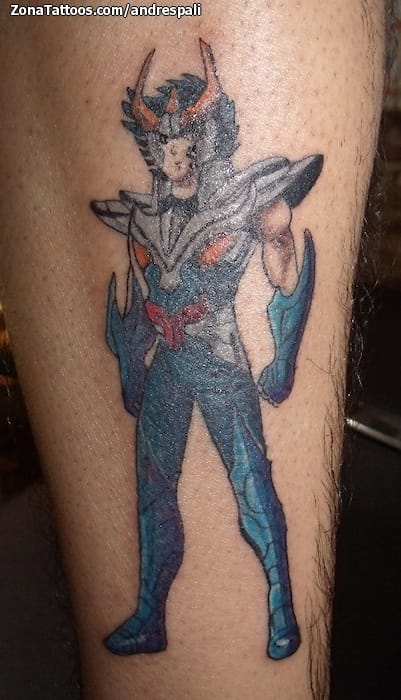 Tattoo photo Knights of the Zodiac, Manga