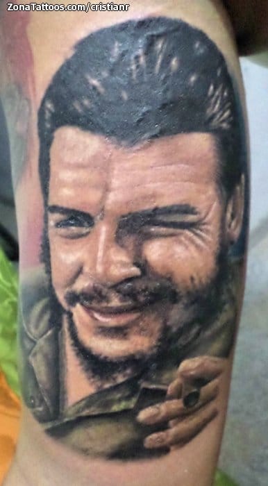 Foto de tatuaje Che Guevara, Retratos, Rostros