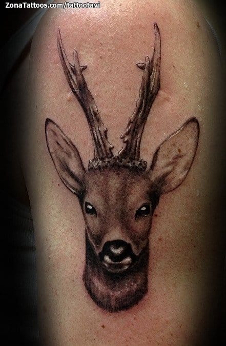 Tattoo photo Deers, Animals