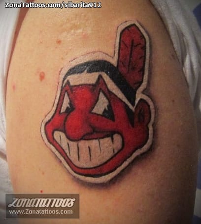 Foto de tatuaje Logos, Deportes, Indios