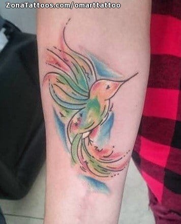 Tattoo photo Birds, Humming bird, Animals