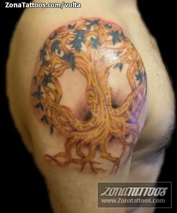 Tattoo photo Celtic, Trees, Crann Bethadh