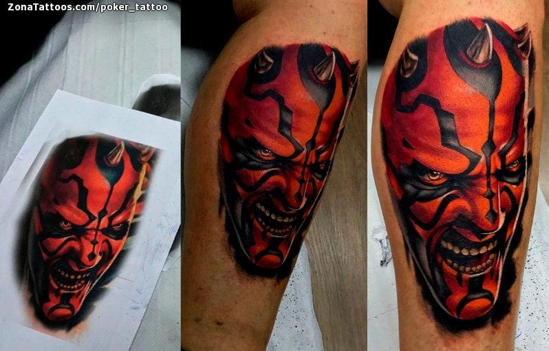 Tattoo of Darth Maul, Star Wars, Movies