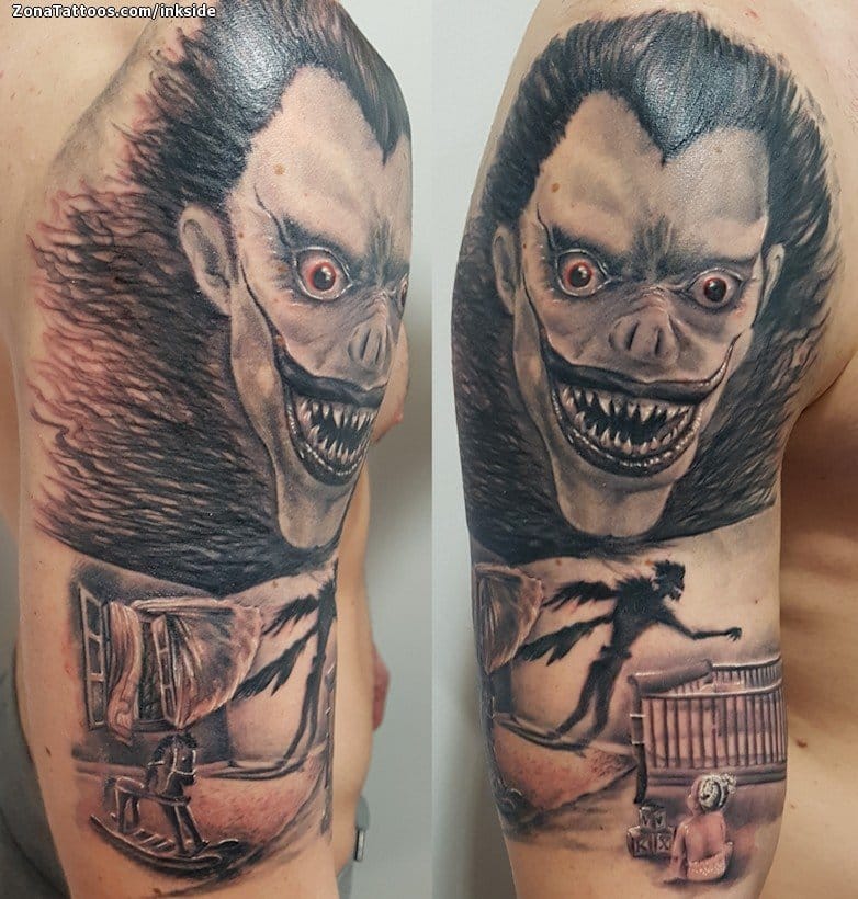 Tattoo photo Comics, Death Note, Monsters