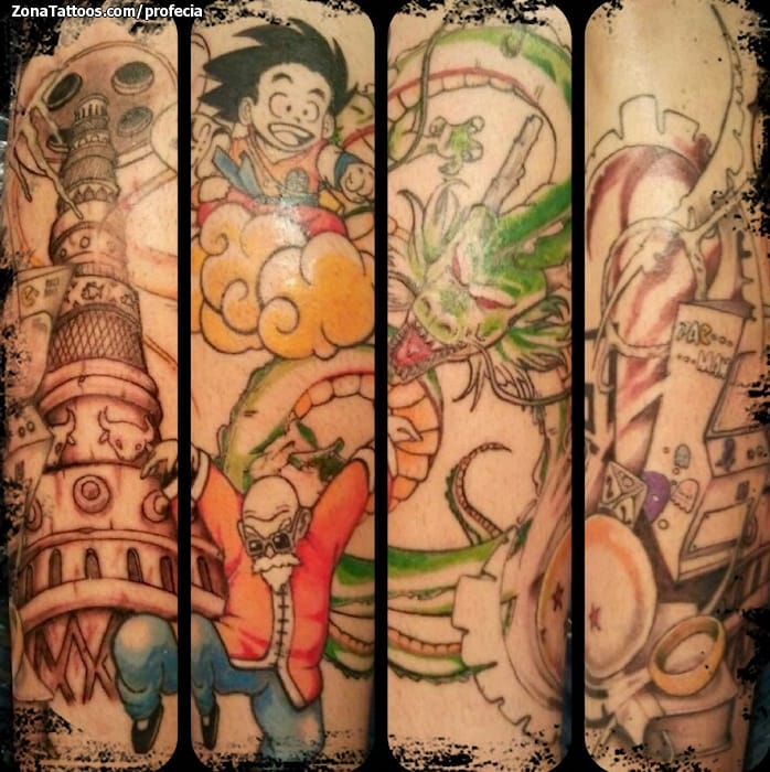 Foto de tatuaje Dragon Ball, Manga, Cómics