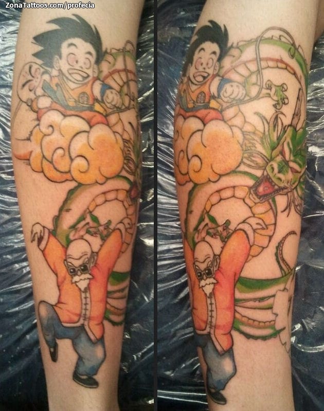 Foto de tatuaje Dragon Ball, Dragones, Cómics