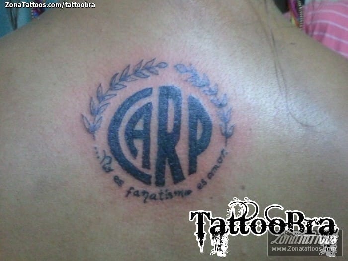 Foto de tatuaje Escudos, Carp, Fútbol