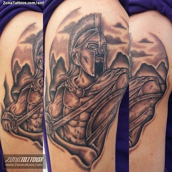 Foto de tatuaje Guerreros, Soldados, Yelmos