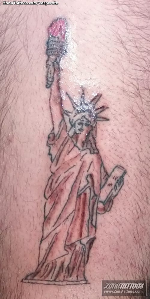 Tattoo photo Monuments, The Statue of Liberty