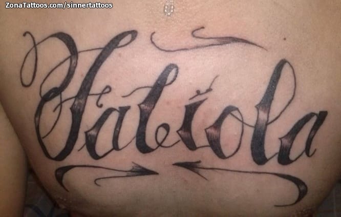 Foto de tatuaje Nombres, Letras, Fabiola