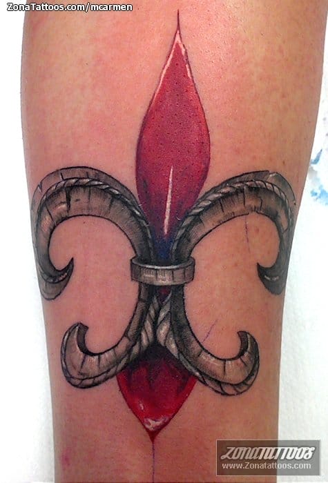 Tattoo photo Fleur de lis