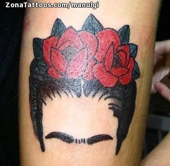 Tattoo photo Frida Kahlo