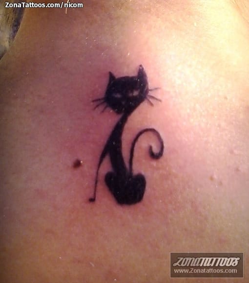 Foto de tatuaje Gatos, Animales