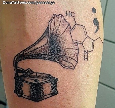 Tattoo of Gramophones, Music, Chemistry