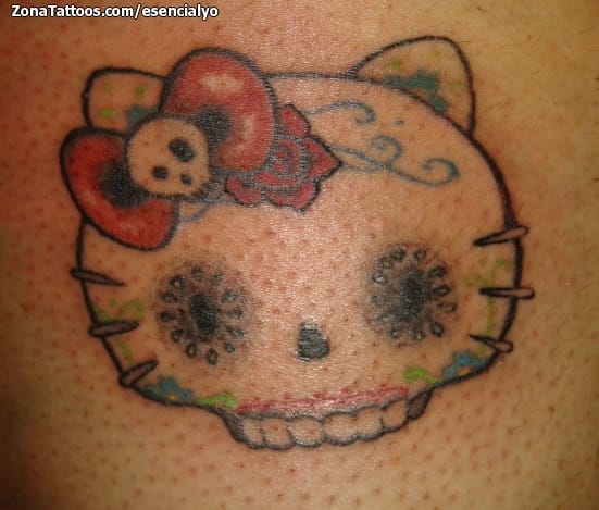 Foto de tatuaje Hello Kitty