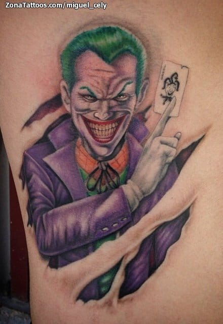Tattoo photo Joker, Comics, Movies