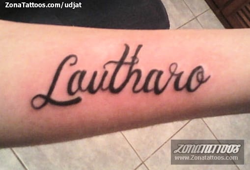 Tatuaje de Letras, Nombres