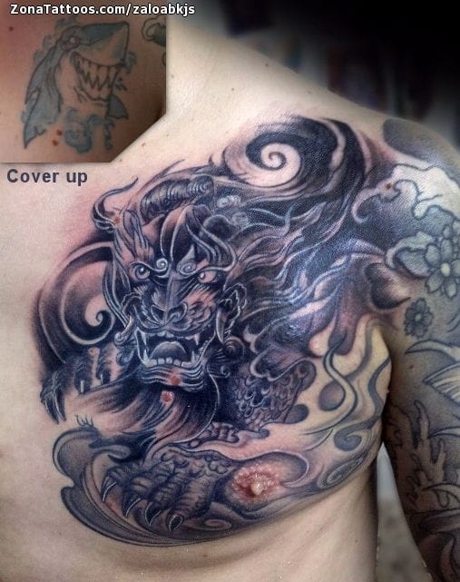 Tattoo uploaded by Hailin Tattoo  Samurai Chest Coverup  Tattoodo