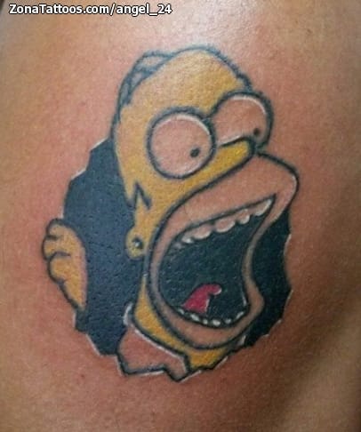 Foto de tatuaje Los Simpson, Series de TV