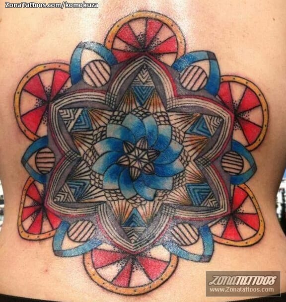 Tattoo photo Mandalas, Back