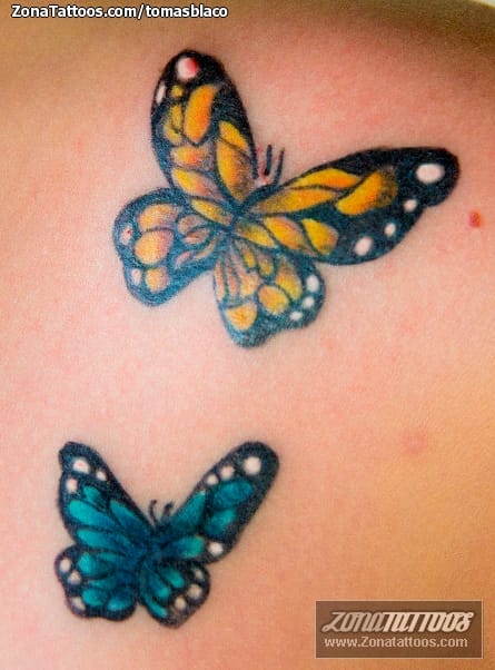 Foto de tatuaje Mariposas, Insectos