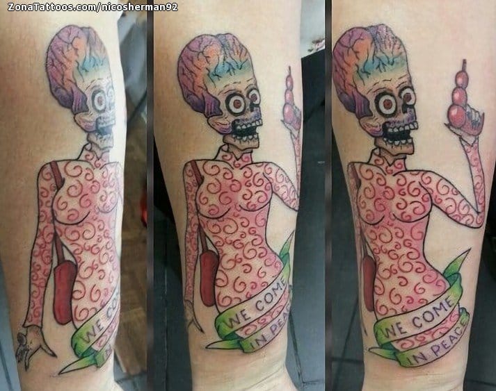 Tattoo photo Mars Attacks, Movies, Aliens