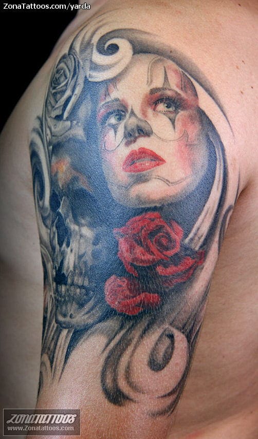 Tattoo photo Chola, Flowers, Roses